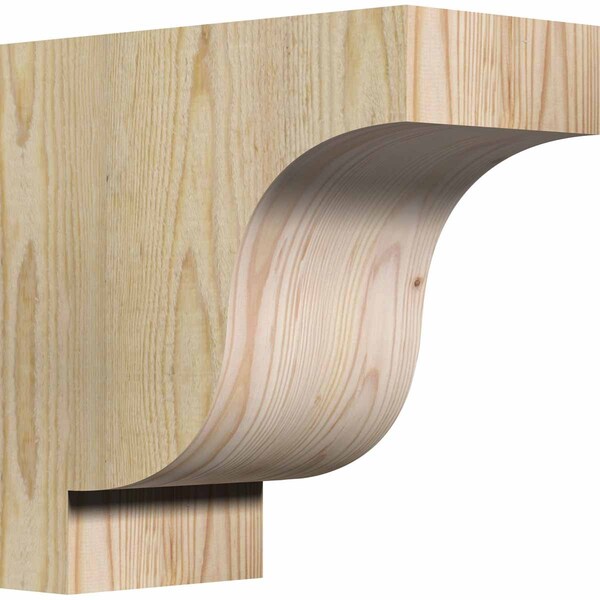 Ekena Millwork Newport Rough Sawn Corbel, Douglas Fir, 6"W x 12"D x 12"H COR06X12X12NEW00RDF - main